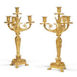 A PAIR OF FRENCH ORMOLU FOUR-BRANCH CANDELABRA - photo 2