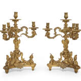 A PAIR OF FRENCH ORMOLU FOUR-LIGHT CANDELABRA - photo 4