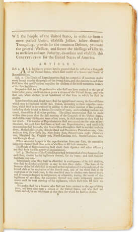The first official printing of the Bill of Rights - Foto 1