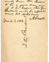 An endorsement of General Halleck's aide-de-camp