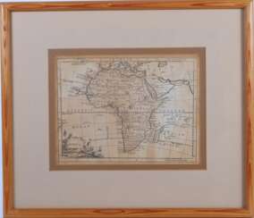 Alte Karte Kupferstiche von Afrika von Thomas Jefferys, um 1749