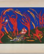 Produktkatalog. Diane Herzogin von Württemberg (*1940, Rio de Janeiro) - kolorierte Lithographie 30/50