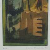 Horst Reichle (*1938 Biberach) - Abstrakte Farbradierung E.A. - фото 2