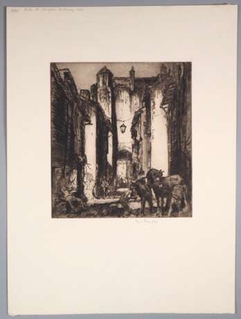 Frank Brangwyn, Porte St. Jacques, 1923 - фото 1