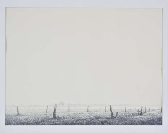 Heinrich Arrigo Wittler (1918, Heeren-Werve - 2004, Worpswede) - Öde Landschaft im Nebel - photo 1