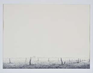 Heinrich Arrigo Wittler (1918, Heeren-Werve - 2004, Worpswede) - Öde Landschaft im Nebel