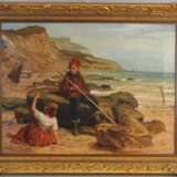James Cole (aktiv ca. 1848-1882), Strandszene mit zwei Kindern, 1881 - фото 1