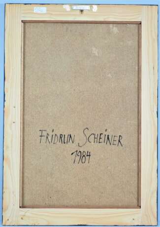 Fridrun Scheiner (*1939, Lindau) - Porträt einer Dame, 1984 - фото 3