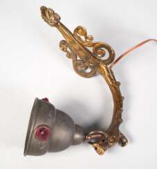 Jugendstil Wandlampe, um 1900