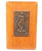 Aperçu. Huguenin Le Locle Bronze Plakette 1947 - Vögelinsegg Schützenverband