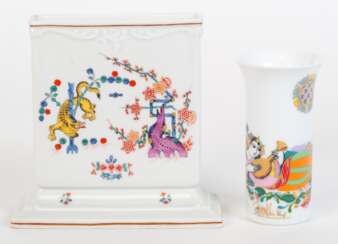 Zwei kleine Vasen, Meissen / Rosenthal