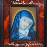 Hinterglasmalerei Sancta Maria, 18.Jh. - Foto 2