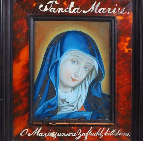Hinterglasmalerei Sancta Maria, 18.Jh. - photo 2