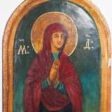 Antike Ikone "Heilige Maria", wohl Rumänien 19. Jh. - photo 3