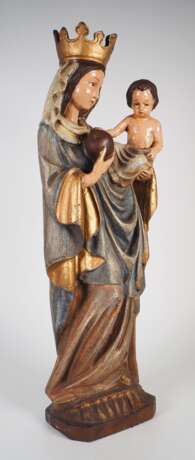 Große Madonna mit Jesuskind, wohl Österreich Ende 19. Jh. - photo 3