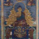 Buddhistisches Thangka, wohl um 1900 - Foto 2