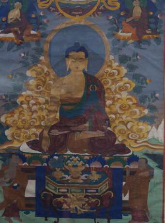 Buddhistisches Thangka, wohl um 1900 - photo 3