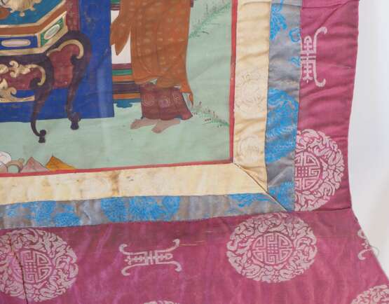 Buddhistisches Thangka, wohl um 1900 - photo 4