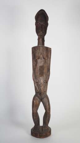 Große stehende Frauenfigur der Senufo, Burkina Faso, Elfenbeinküste, Ghana, wohl Anfang 20. Jh. - photo 2