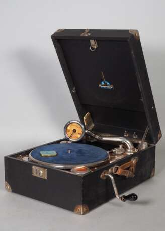 Reise Grammophon 1920/30er, Homocord Electro - Foto 1
