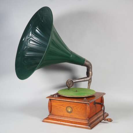 Trichtergrammophon, um 1910 - Foto 1