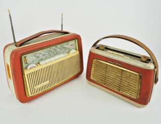 Zwei Kofferradios, 50er Jahre