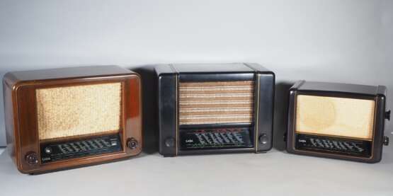 3 SABA Röhrenradios 1948 - 1951, u.a. Modell Meersburg W - Foto 1