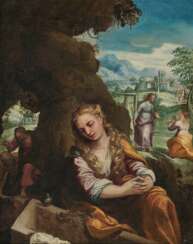 Maria Magdalena am Grabe Christi