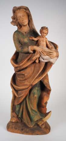 Skulptur, Madonna mit Kind, wohl Italien 50er Jahre - Foto 1