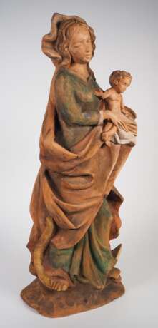 Skulptur, Madonna mit Kind, wohl Italien 50er Jahre - Foto 2