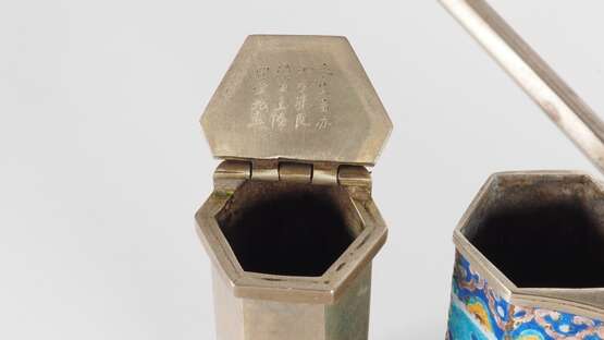 Chinesische Opiumpfeife Anf. 20. Jh. - Foto 4