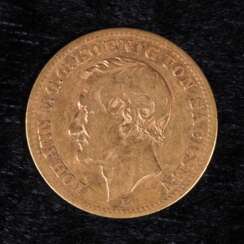 10 Mark Goldmünze Johann König von Sachsen 1872