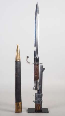 Brasilien: Bajonett Mauser M 1908 mit Messing Beschlägen - фото 1