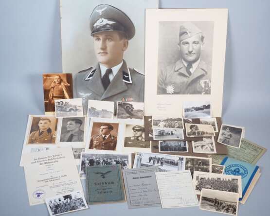 Legion Condor / Spanienkreuz Träger: Foto und Dokumenten Nachlass inkl. Soldbuch - Eisenbahnjagd in Russland - photo 1