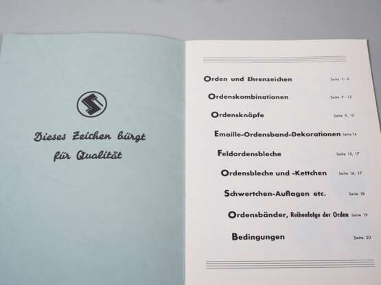 Orden und Ehrenzeichen Katalog 1939 Steinhauer & Lück - photo 2