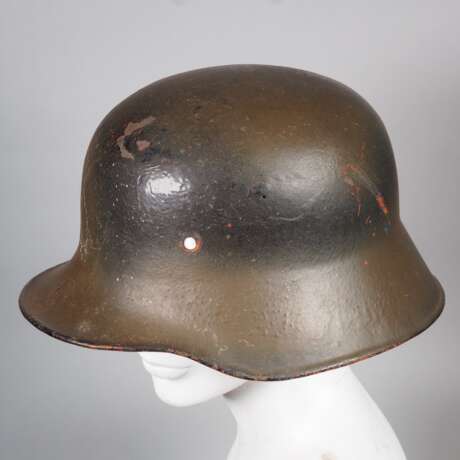 Stahlhelm M 1916 mit Stempelung, verbastelt - фото 4