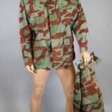 Frühe Bundeswehr Tarnuniform mit Hose, 1957, Splittertarn - Foto 1