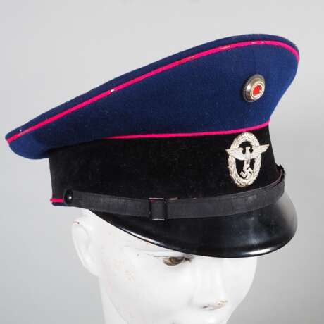 Original Schirmmütze 3 .Reich Feuerlöschpolizei 1.Modell - photo 1