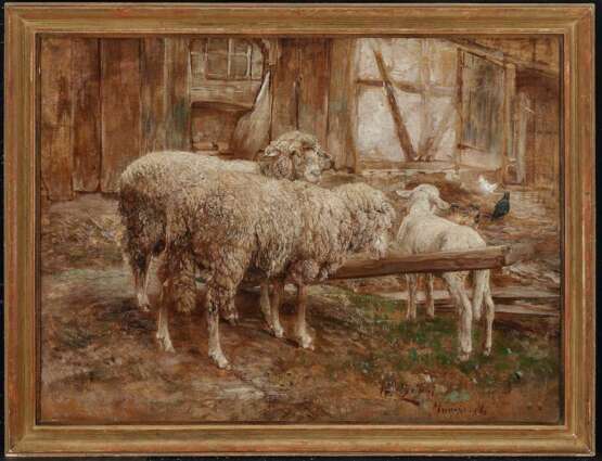 Zwei Schafe mit Lamm - Foto 2