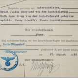 SS-Obergruppenführer Erich von dem Bach-Zelewski - Heiratsurkunde - Foto 3