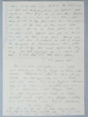 SS-Obergruppenführer Erich von dem Bach-Zelewski - Brief an die Frau, aus dem Gefängnis Eichstätt, 1949 - Foto 2