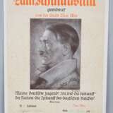 Drittes Reich: Urkunde zum Schulaustritt gewidmet von der Stadt Neu-Ulm, 1941 - Foto 1