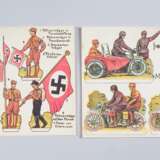Drittes Reich: 2x Bilderbogen Aufstellbild SA / NSKK Männer zum ausschneiden und aufstellen, um 1934 - фото 1