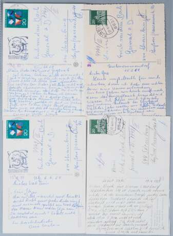 General der Waffen-SS und der Polizei Erich von dem Bach-Zelewski - Gefängnis Postkarten von der Tochter - фото 1