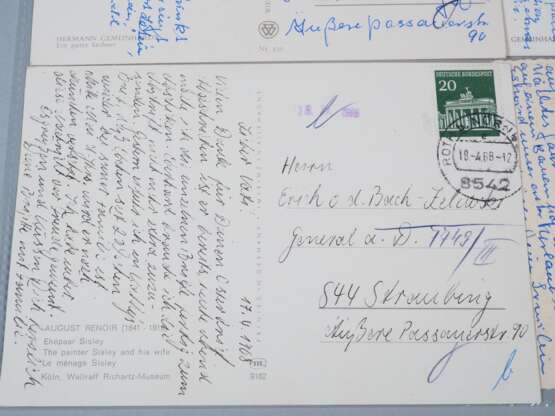 General der Waffen-SS und der Polizei Erich von dem Bach-Zelewski - Gefängnis Postkarten von der Tochter - photo 3