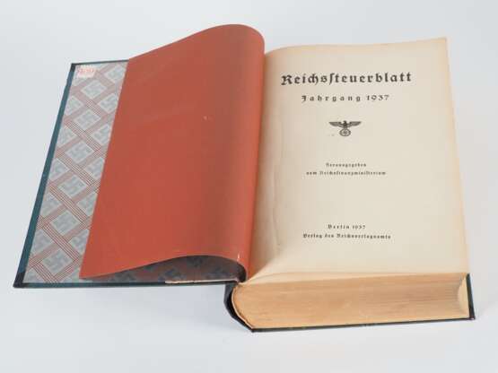 Reichssteuerblatt Jahrgang 1937 - Foto 3