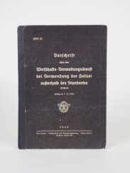 Polizeidienstvorschrift PDV 33 von 1939,3.Reich
