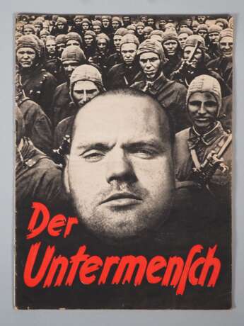 "Der Untermensch" - SS-Hauptamt, seltene Propaganda Zeitschrift - Foto 1