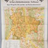 Drittes Reich: Reichsnährstand Bezirkskarte Krumbach, um 1940 - Foto 1