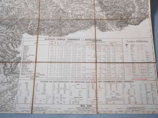 Historisches Kartenset von 1839-1866 in Box - Foto 6